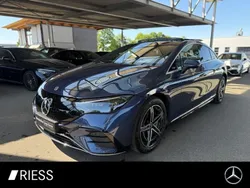 Blau Gebraucht 2024 Mercedes EQE500 AMG Limousine | 54.890 € (Etwas zu teuer)