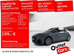 Grau Gebraucht 2022 Audi A1 Sportback Advanced Plus Kleinwagen | 19.690 € (Fairer Preis)