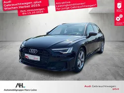 Schwarz Gebraucht 2024 Audi A6 S-Line Kombi | 47.327 € (Fairer Preis)