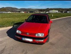 Rot Gebraucht 1995 VW Golf Cabriolet Cabrio | 3.900 €