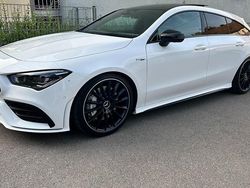 Weiß Gebraucht 2020 Mercedes CLA35 AMG Shooting Brake AMG Kombi | 37.499 € (Teuer)