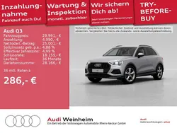 Florettsilber metallic Gebraucht 2022 Audi Q3 Advanced SUV | 29.991 € (Guter Preis)