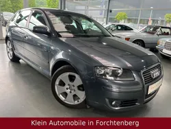 Grau Gebraucht 2008 Audi A3 Sportback Ambition Limousine | 8.990 € (Teuer)