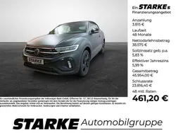 Schwarz (deep black matt schwarz) Gebraucht 2025 VW T-Roc Cabriolet R-line Edition Cabrio | 42.390 € (Etwas zu teuer)