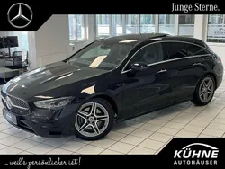 Lack kosmosschwarz Gebraucht 2024 Mercedes CLA200 AMG Line Premium Plus Kombi | 36.430 € (Etwas zu teuer)