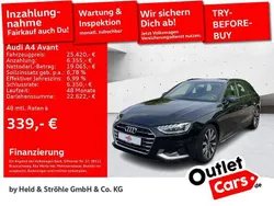 Mythosschwarz metallic Gebraucht 2021 Audi A4 Advanced Plus Kombi | 25.420 € (Superpreis)