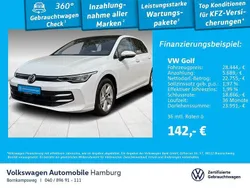 0q pure white Gebraucht 2024 VW Golf VIII Life Limousine | 27.777 € (Fairer Preis)