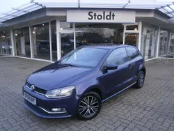 Blau Gebraucht 2016 VW Polo Allstar Kleinwagen | 9.320 € (Fairer Preis)