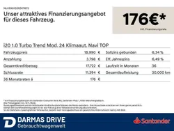 Weiß Gebraucht 2024 Hyundai i20 Trend Limousine | 18.990 € (Guter Preis)