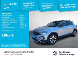 Pyritsilber metallic/schwarz Gebraucht 2024 VW T-Roc Goal SUV | 30.990 € (Fairer Preis)