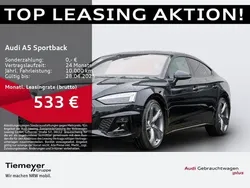 Schwarz Gebraucht 2023 Audi A5 Sportback Competition Limousine | 42.940 € (Fairer Preis)
