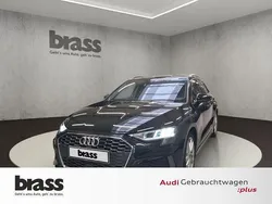 Schwarz (mythosschwarz metallic) Gebraucht 2024 Audi A3 Sportback S-Line Limousine | 34.900 € (Guter Preis)