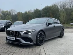 Grau Gebraucht 2021 Mercedes CLA35 AMG Shooting Brake AMG Kombi | 39.490 € (Fairer Preis)