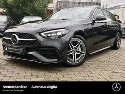 Lack graphitgrau Gebraucht 2021 Mercedes C220 AMG Kombi | 36.790 € (Etwas zu teuer)