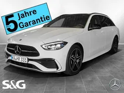 Unilack polarweiß Gebraucht 2024 Mercedes C220 AMG Kombi | 48.999 € (Teuer)