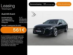 Mythosschwarz metallic Gebraucht 2024 Audi A6 S-Line Kombi | 58.480 €