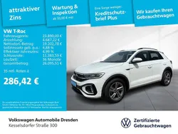 Pure white Gebraucht 2023 VW T-Roc R-line SUV | 23.890 € (Fairer Preis)