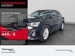 Mythosschwarz metallic Gebraucht 2025 Audi Q3 S-Line SUV | 41.110 € (Fairer Preis)