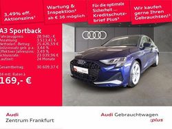 Blau Gebraucht 2024 Audi A3 Sportback Advanced Limousine | 28.940 € (Guter Preis)