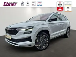 Moonweiss metallic Gebraucht 2022 Skoda Karoq SportLine SUV | 32.880 € (Fairer Preis)