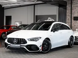 Digitalweiss metalliclack Gebraucht 2021 Mercedes CLA45 AMG AMG Kombi | 55.490 € (Teuer)