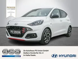 Weiss / polar white Gebraucht 2021 Hyundai i10 N Line Kleinwagen | 13.990 € (Superpreis)