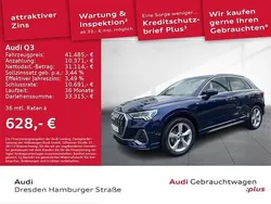 Navarrablau metallic Gebraucht 2024 Audi Q3 S-Line SUV | 41.485 € (Fairer Preis)