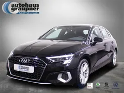 Schwarz / mythosschwarz Gebraucht 2022 Audi A3 Sportback Advanced Limousine | 28.672 € (Etwas zu teuer)