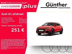 Progressivrot metallic Gebraucht 2024 Audi A1 Ambiente Kleinwagen | 24.859 € (Guter Preis)
