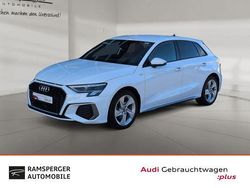 Weiß Gebraucht 2022 Audi A3 Sportback S-Line Kleinwagen | 25.480 € (Fairer Preis)