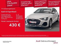 Weiß Gebraucht 2025 Audi A3 Sportback S-Line Kleinwagen | 37.490 € (Superpreis)