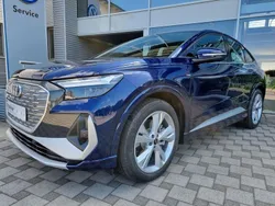 Navarrablau metallic Gebraucht 2023 Audi Q4 e-tron S-Line SUV | 35.490 € (Superpreis)