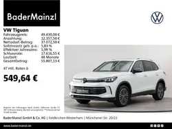 Weiß Gebraucht 2025 VW Tiguan Goal SUV | 47.930 € (Superpreis)