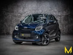 (sapphire blue metallic (blau)) Gebraucht 2024 Smart ForTwo Electric Drive Exclusive Cabrio | 19.666 € (Etwas zu teuer)