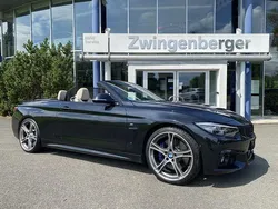 Black sapphire metallic Gebraucht 2020 BMW 440 M Sport Cabrio | 42.495 € (Etwas zu teuer)