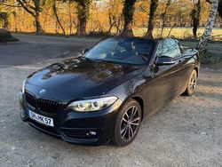 Schwarz Gebraucht 2021 BMW 220 Sport Line Cabrio | 26.600 € (Guter Preis)