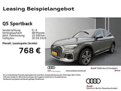 Grau Gebraucht 2024 Audi Q5 Sportback S-Line SUV | 65.970 €