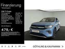 Clear blue metallic Neu 2025 VW T-Cross R-line SUV | 36.490 € (Teuer)