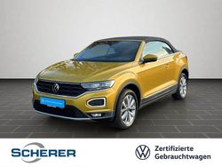 Kurkumagelb metallic schwarz Gebraucht 2021 VW T-Roc Cabriolet Style Cabrio | 20.900 € (Fairer Preis)