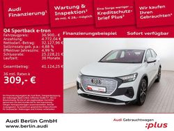 Gletscherweiß metallic Gebraucht 2022 Audi Q4 e-tron SUV | 36.900 € (Fairer Preis)