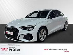 Gletscherweiß metallic (weiss) Gebraucht 2023 Audi A3 S-Line Limousine | 28.900 € (Fairer Preis)