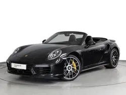 Tiefschwarzmetallic Gebraucht 2017 Porsche 911 Turbo S Cabrio | 164.900 €