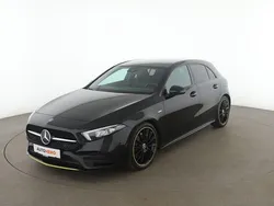 Schwarz Gebraucht 2018 Mercedes A250 AMG line Limousine | 28.590 € (Teuer)