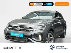 Indiumgrau metallic/schwarz Gebraucht 2024 VW T-Roc R-line SUV | 30.499 € (Fairer Preis)