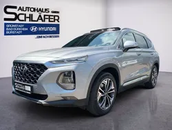 Typhoon silver / met Gebraucht 2019 Hyundai Santa Fe Premium SUV | 29.680 € (Etwas zu teuer)