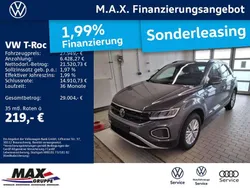 Indiumgrau metallic (metallic) Gebraucht 2024 VW T-Roc Life SUV | 27.949 € (Guter Preis)