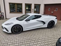 Arctic white Neu 2024 Corvette C8 Coupé | 112.800 € (Teuer)