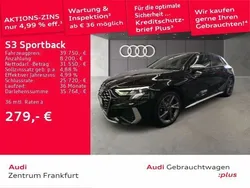 Mythosschwarz metallic Gebraucht 2024 Audi S3 Basis Limousine | 39.650 € (Superpreis)
