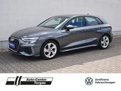 Grau Gebraucht 2021 Audi A3 Sportback S-Line Limousine | 26.989 € (Fairer Preis)