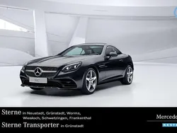 Lack obsidianschwarz Gebraucht 2019 Mercedes SLC200 AMG Cabrio | 34.880 € (Teuer)